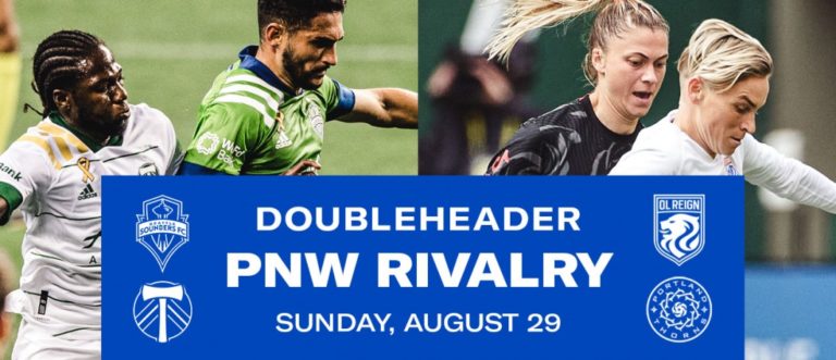 OL Reign and Sounders FC announce home doubleheader