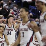 Rasir Bolton’s 20 points lead No. 2 Gonzaga over Pacific 89-51