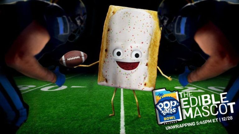 Pop-Tarts Bowl’s first-ever edible mascot joins best food-inspired bowl season celebrations