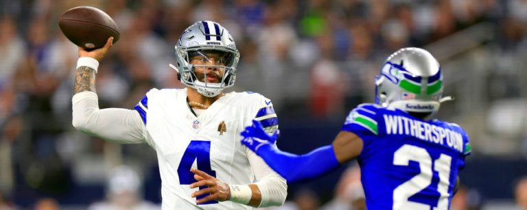 Cowboys hold slim lead by way of Prescott’s two passing TDs