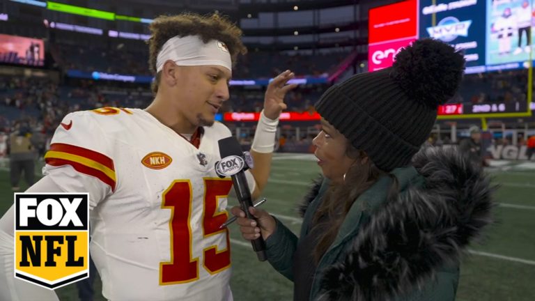 Patrick Mahomes speaks on Chiefs’ bounce-back win over Patriots | NFL on FOX
