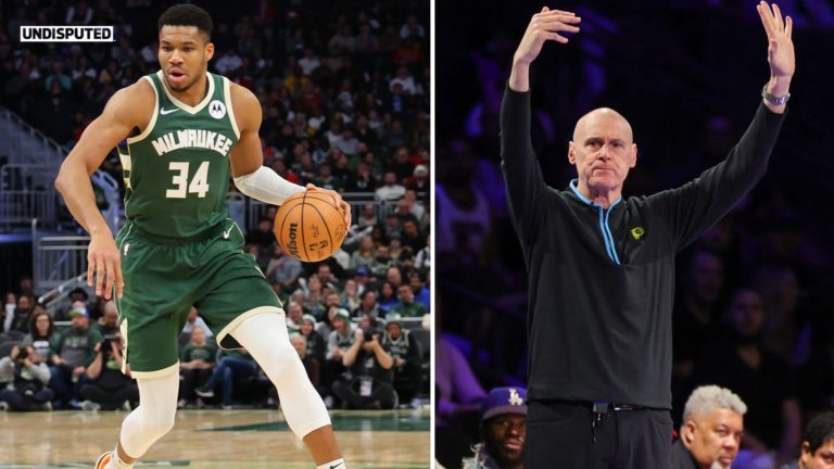 Giannis’ 64-point game overshadowed by Bucks-Pacers game ball scuffle | Undisputed