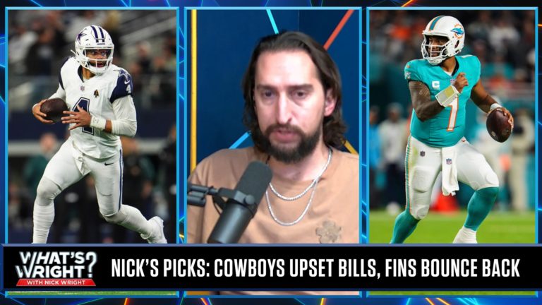 Nick’s Picks: Cowboys upset Bills, Dolphins blow out Jets in Week 15 | What’s Wright?