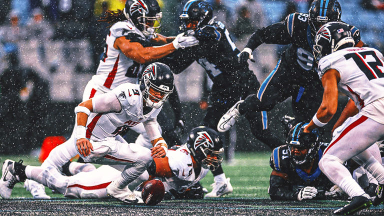 Falcons’ playoff hopes nosedive with loss to lowly Panthers