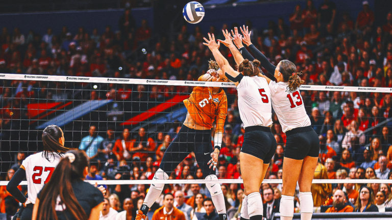 Madisen Skinner, Ella Swindle help Texas defend volleyball national title with sweep of No. 1 Nebraska