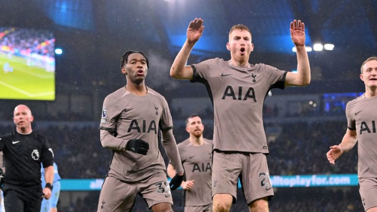 Man City, Spurs share points in thrilling 3-3 draw